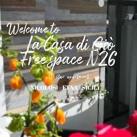 La Casa Di Gio - Free Space N26 Nicolosi Exteriör bild