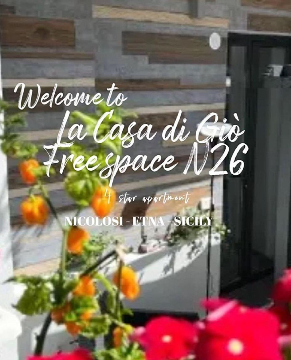 La Casa Di Gio - Free Space N26 Nicolosi Exteriör bild